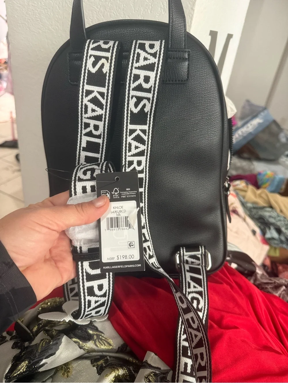 Karl Lagerfeld khloe backpack